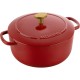 BALLARINI BELLAMONTE Cast iron pot round 2.6 ltr, red