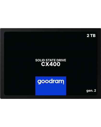 Goodram CX400 SSDPR-CX400-02T-G2 2 ТБ 2.5" Serial ATA III 3D NAND