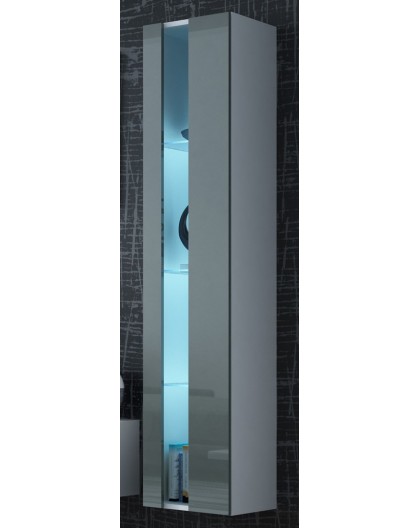 Cama Shelf unit VIGO NEW 180/40/30 white/grey gloss