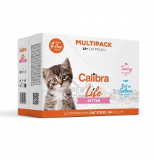 CALIBRA Cat Life pouches Kitten Multipack - wet cat food - 12x85g