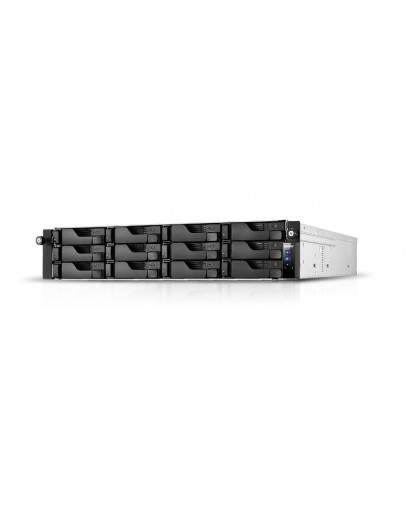 Asustor AS6512RD NAS Rack (2U) Intel Atom® C3538 8 GB DDR4 0 TB ADM Black