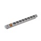 Bachmann Outlet strip 8-way 19'' power extension 1.5 m