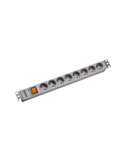 Bachmann Outlet strip 8-way 19'' power extension 1.5 m