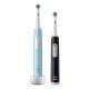 Oral-B Pro 1 PRO1CRSDUO electric toothbrush Adult Rotating-oscillating toothbrush Black, Turquoise, White