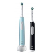 Oral-B Pro 1 PRO1CRSDUO electric toothbrush Adult Rotating-oscillating toothbrush Black, Turquoise, White