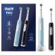 Oral-B Pro 1 PRO1CRSDUO electric toothbrush Adult Rotating-oscillating toothbrush Black, Turquoise, White