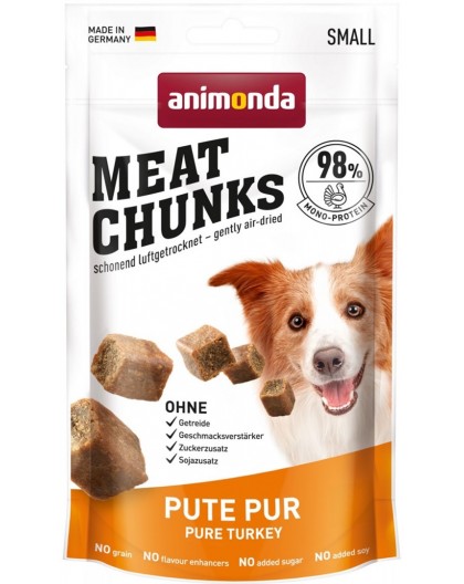 ANIMONDA Meat Chunks Turkey - dog treat - 60g