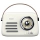 SAVIO RS-02 Portable Radio, white