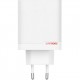 OnePlus SUPERVOOC Charger Ports USB-A and USB-C + USB-C cable 120 W White
