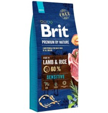 BRIT Premium by Nature Sensitive Lamb with rice - dry dog food - 15 kg