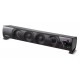 2 in 1 PC Speaker Soundbar Computer RGB LED Backlight Stereo Gaming USB 2 x 3W AUX 3.5 mm