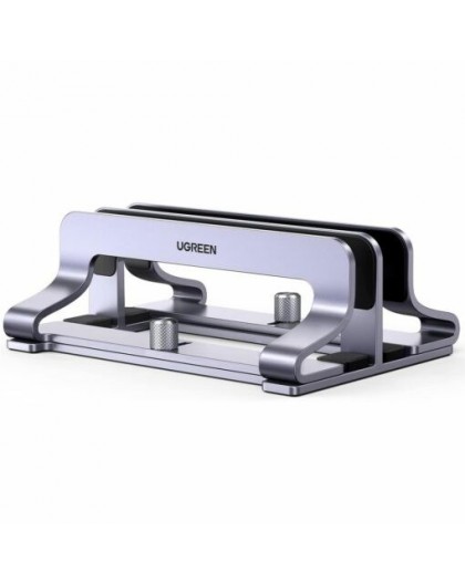 Ugreen Vertical stand for 2 devices Ugreen LP258 aluminium for laptop tablet - silver