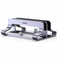 Ugreen Vertical stand for 2 devices Ugreen LP258 aluminium for laptop tablet - silver
