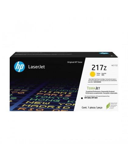 HP 217Z Ultra High Yield Yellow Original LaserJet Toner Cartridge