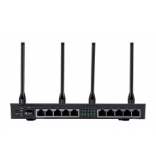 Mikrotik RB4011iGS+5HacQ2HnD-IN wireless router Gigabit Ethernet Dual-band (2.4 GHz / 5 GHz) Black