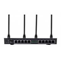 Mikrotik RB4011iGS+5HacQ2HnD-IN wireless router Gigabit Ethernet Dual-band (2.4 GHz / 5 GHz) Black