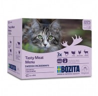 BOZITA Tasty meat menu - wet cat food - 12 x 85g