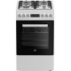 Beko FSE52323DWD cooker Freestanding cooker Electric Gas White