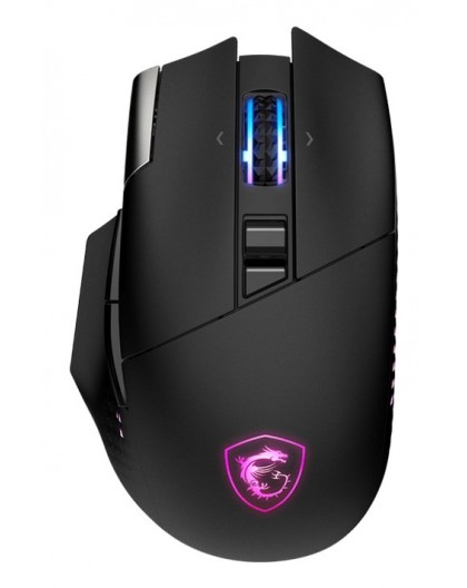 MSI S12-4301370-CLA mouse Gaming Right-hand RF Wireless + Bluetooth + USB Type-A Optical 26000 DPI