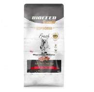 BIOFEED Euphoria Fresh Adult Mini & Small Pork with beef - dry dog food - 8kg