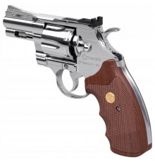 RANGER Python 357 Magnum 2.5" chrome KWC revolver cal. 4.5 BBs 6-shot. FULL METAL CO2 (AAKCMD661BZB)