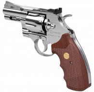 RANGER Python 357 Magnum 2.5" chrome KWC revolver cal. 4.5 BBs 6-shot. FULL METAL CO2 (AAKCMD661BZB)
