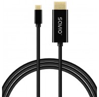SAVIO CL-190 USB-C to HDMI Cable, 30Hz, 1m, plastic