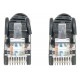 Intellinet Network Patch Cable, Cat6, 3m, Black, CCA, U/UTP, PVC, RJ45, Gold Plated Contacts, Snagless, Booted, Lifetime Warrant