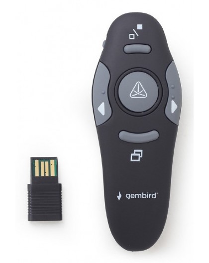 Gembird WP-L-11 remote control IR Wireless Projection screen Press buttons