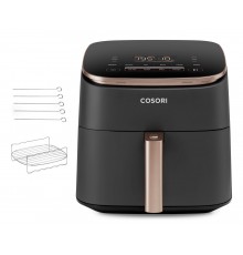 Cosori Turbo Blaze Chef Edition Single 6 L Stand-alone 1725 W Hot air fryer Black, Pink gold