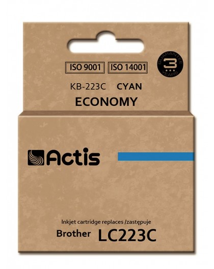 Actis KB-223C ink (replacement for Brother LC223C Standard 10 ml cyan)