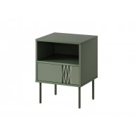 Cama Bedside table 2 pcs. TRESSE 44x40x53 matte green