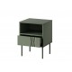Cama Bedside table 2 pcs. TRESSE 44x40x53 matte green