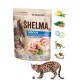 SHELMA Indoor Rich in turkey - dry cat food - 750g