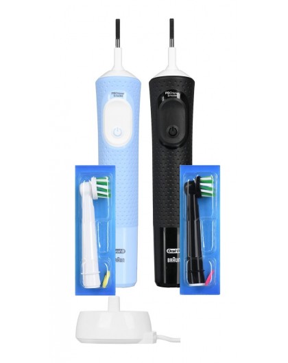 Oral-B Vitality Pro Duo Adult Rotating-oscillating toothbrush Black, Blue, White