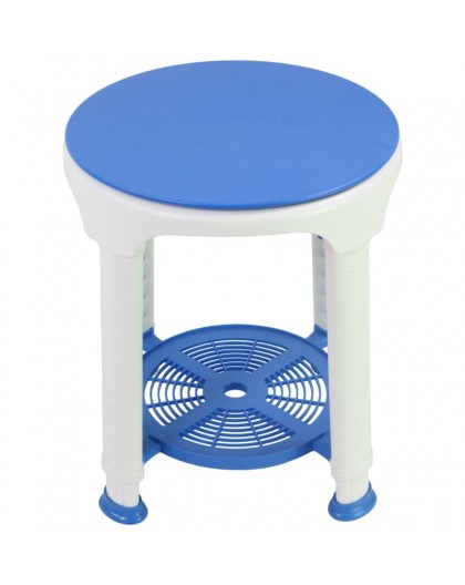 Swivel stool for the bathroom