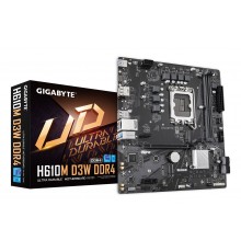 GIGABYTE H610M D3W DDR4 Motherboard - Supports 14th Gen. Intel Core CPUs, 5+1+1 phases VRM, up to 3200MHz DDR4, 1xPCIe 3.0 M.2, 