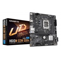 GIGABYTE H610M D3W DDR4 Motherboard - Supports 14th Gen. Intel Core CPUs, 5+1+1 phases VRM, up to 3200MHz DDR4, 1xPCIe 3.0 M.2, 