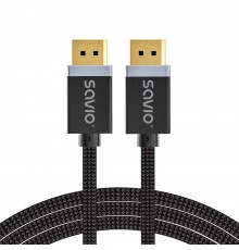 SAVIO DISPLAYPORT (M) - DISPLAYPORT (M) CABLE, V1.4, 3 m, CL-176