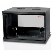 Techly Wall Rack Cabinet 19 6U D320 Black Assembled" I-CASE EL-1006B32