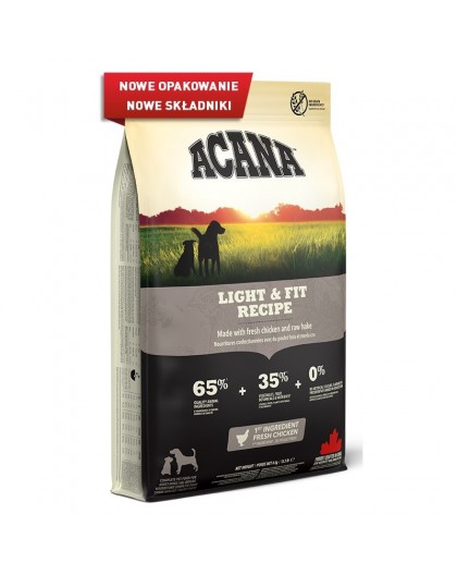 ACANA Dog Light & Fit Recipe - dry dog food - 11,4kg