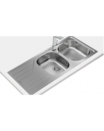 Teka STEEL SINK UNIVERSE 80 T-XP 2B 1D REV 31/2 W/WO/OVF SP