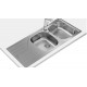 Teka STEEL SINK UNIVERSE 80 T-XP 2B 1D REV 31/2 W/WO/OVF SP