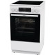 Gorenje GECS5C70WA cooker Freestanding cooker Coil hob White A