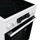 Gorenje GECS5C70WA cooker Freestanding cooker Coil hob White A