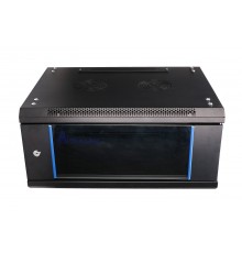 Extralink Rackmount cabinet 4U 600x450 Black wall mounted