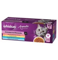 WHISKAS Aromatic selection Mix - wet cat food - 40x85g