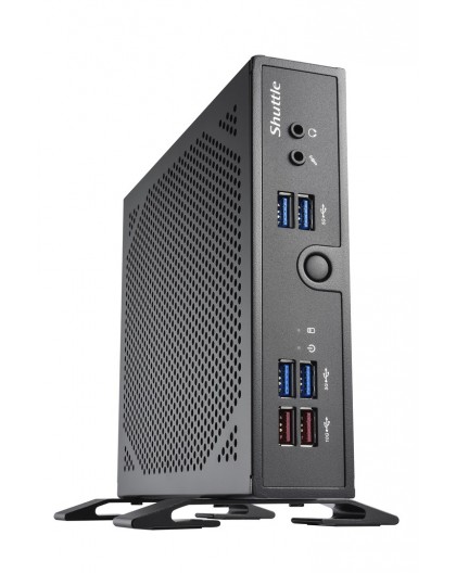Shuttle XPC slim Barebone DS50U3, Intel i3-1315U, 2x LAN (1x 2.5Gbit ,1x 1Gbit), 1xCOM,1xHDMI,1xDP, 1x VGA, fanless, 24/7 perman