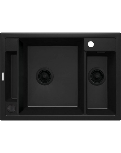 Magnetic granite sink 1.5-bowl