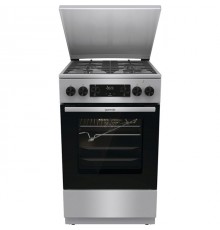 Gorenje GKS5C71XF Freestanding cooker with oven Silver